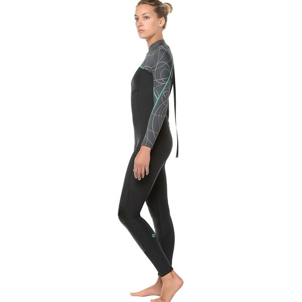BARE WETSUIT 3/2MM ELATE FULL WOMANS GREY-06