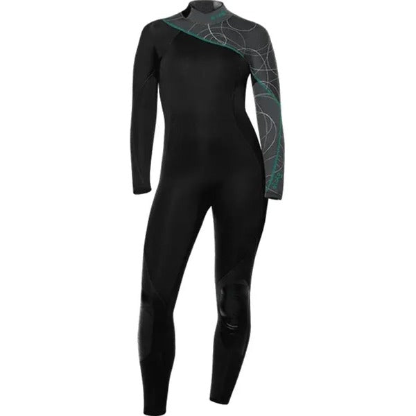 BARE WETSUIT 3/2MM ELATE FULL WOMENS GREY - 02