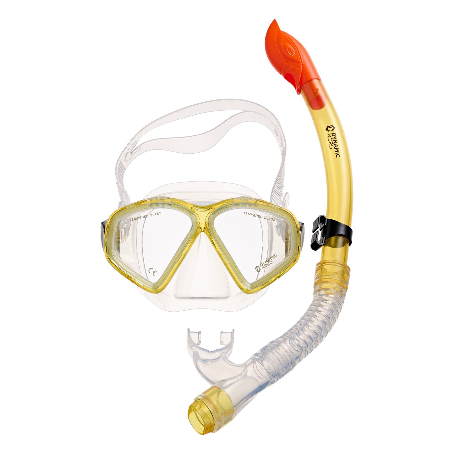 DYNAMIC NORD COMBO BURU MASK + SNORKEL SET YELLOW L