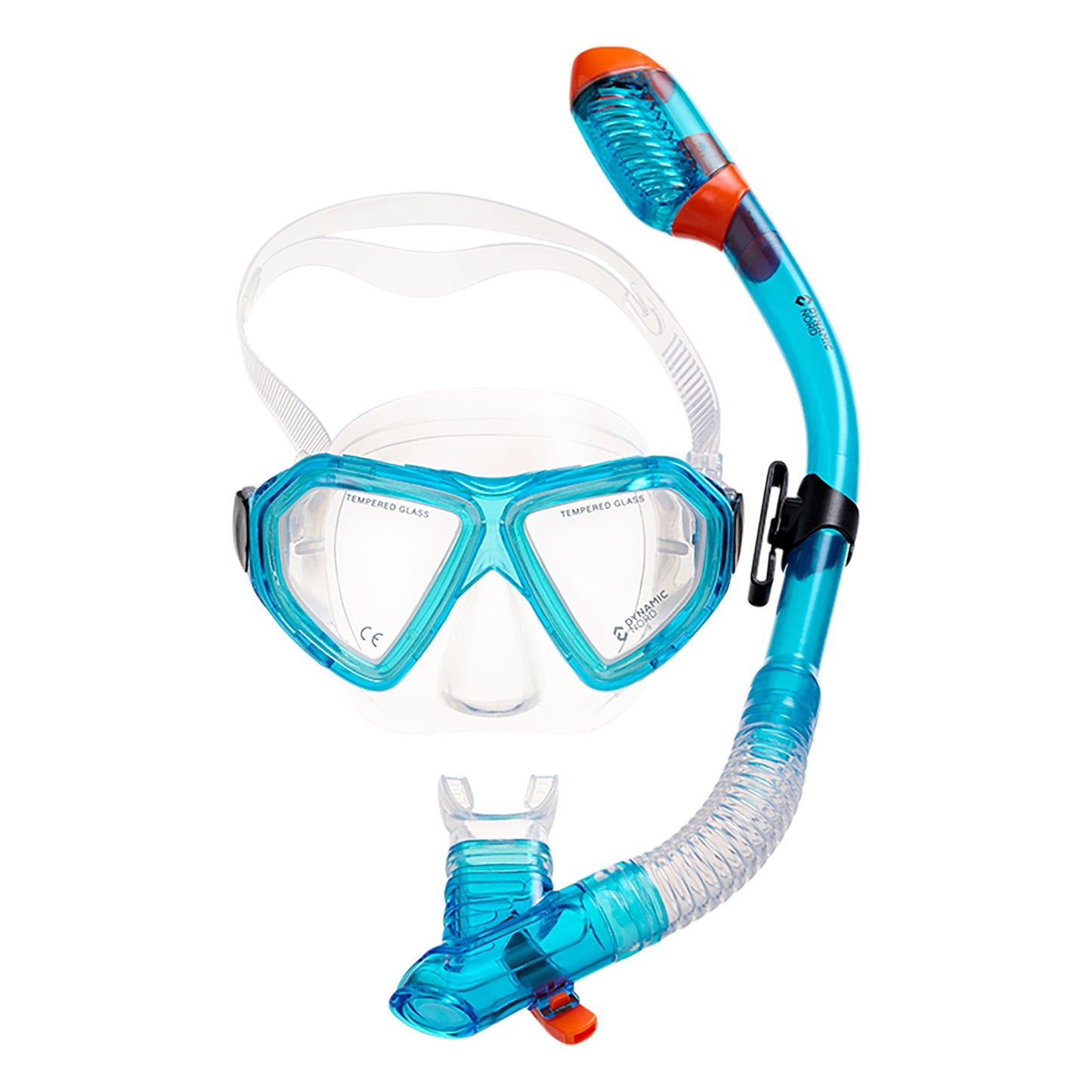 DYNAMIC NORD COMBO PANAY MIDI MASK + SNORKEL SET AQUA M
