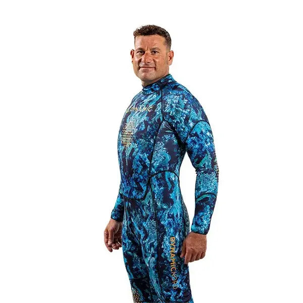 DYNAMIC NORD FDS-2 FREE DIVE SUIT 1.5MM CAMO/BLUE - XL