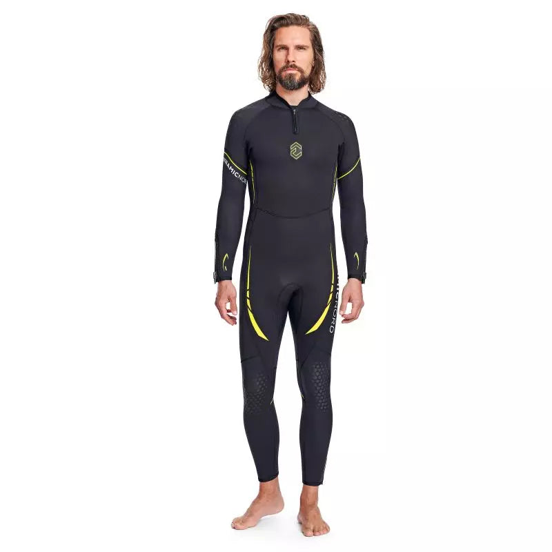 DYNAMIC NORD FULLSUIT MEN 3MM SL-31 BLACK/YELLOW- L