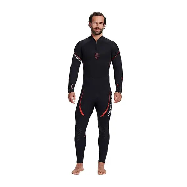DYNAMIC NORD FULLSUIT MEN 5MM SL-51 BLACK/RED SMALL