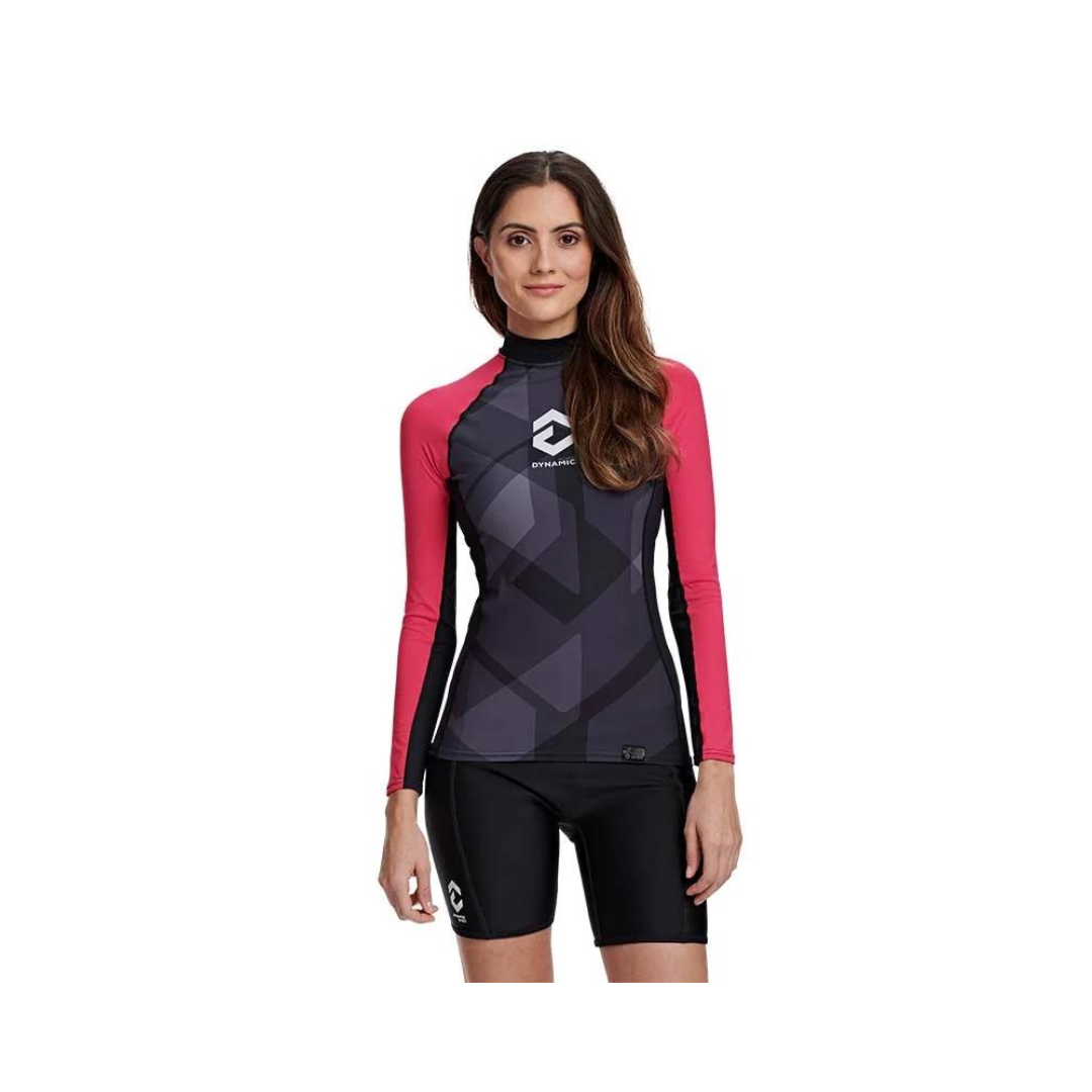 Dynamic Nord Rg-32 Rashguard Long Sleeve Women Black/Purple