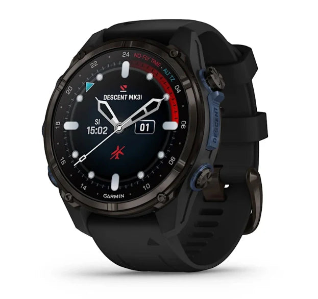 GARMIN DESCENT MK3I - 43 MM CARBON GREY DLC TITANIUM WITH BLACK BAND