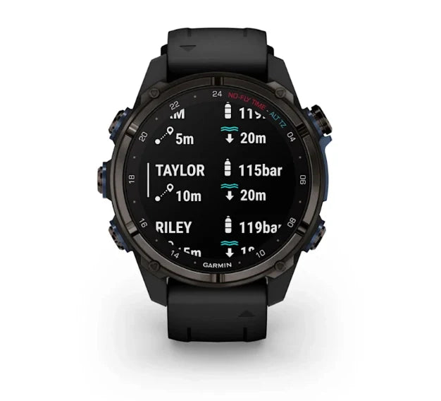 GARMIN DESCENT MK3I - 43 MM CARBON GREY DLC TITANIUM WITH BLACK BAND