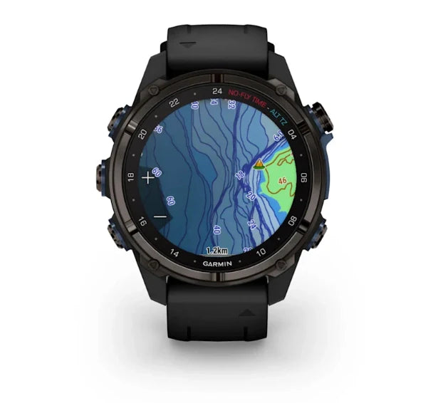 GARMIN DESCENT MK3I - 43 MM CARBON GREY DLC TITANIUM WITH BLACK BAND