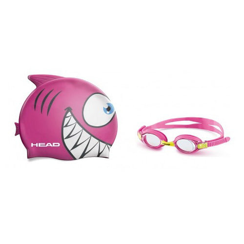 HEAD GOGGLE METEOR CHARACTER SET RED BLACK