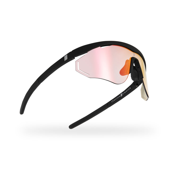 ITALIAN CHOICE SUNGLASS IC ARANCIO BLACK 6.0