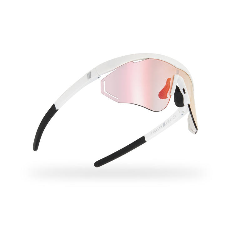 ITALIAN CHOICE SUNGLASS IC ARANCIO WHITE 6.0