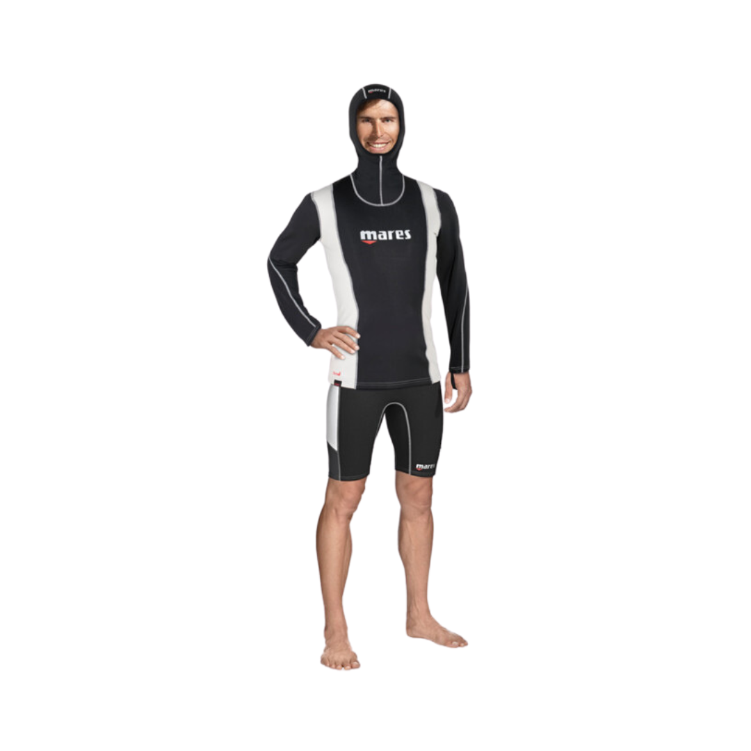 Mares Fire Skin Man Long Sleeve With Hood