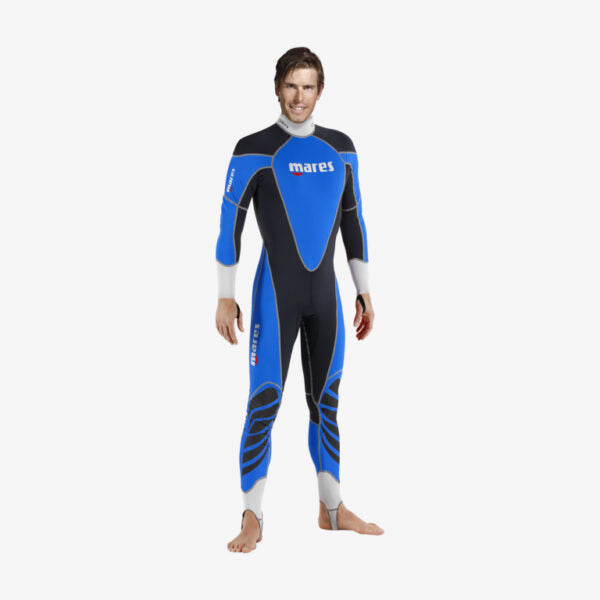 MARES PHOTOSUIT WETSUIT UNISEX BLUE - LARGE