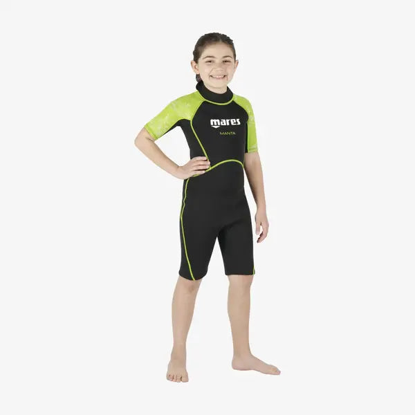 MARES SHORTY MANTA JUNIOR BLACK 12-13
