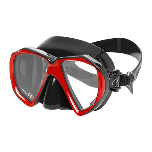 OCEANIC DUO MASK - BLACK/RED