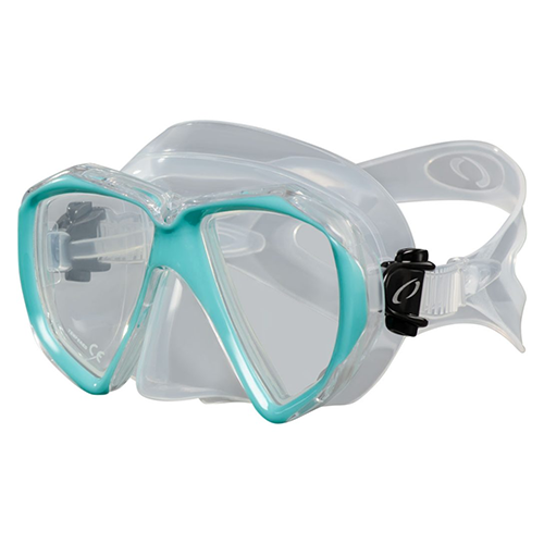 OCEANIC DUO MASK - CLEAR/AQUA