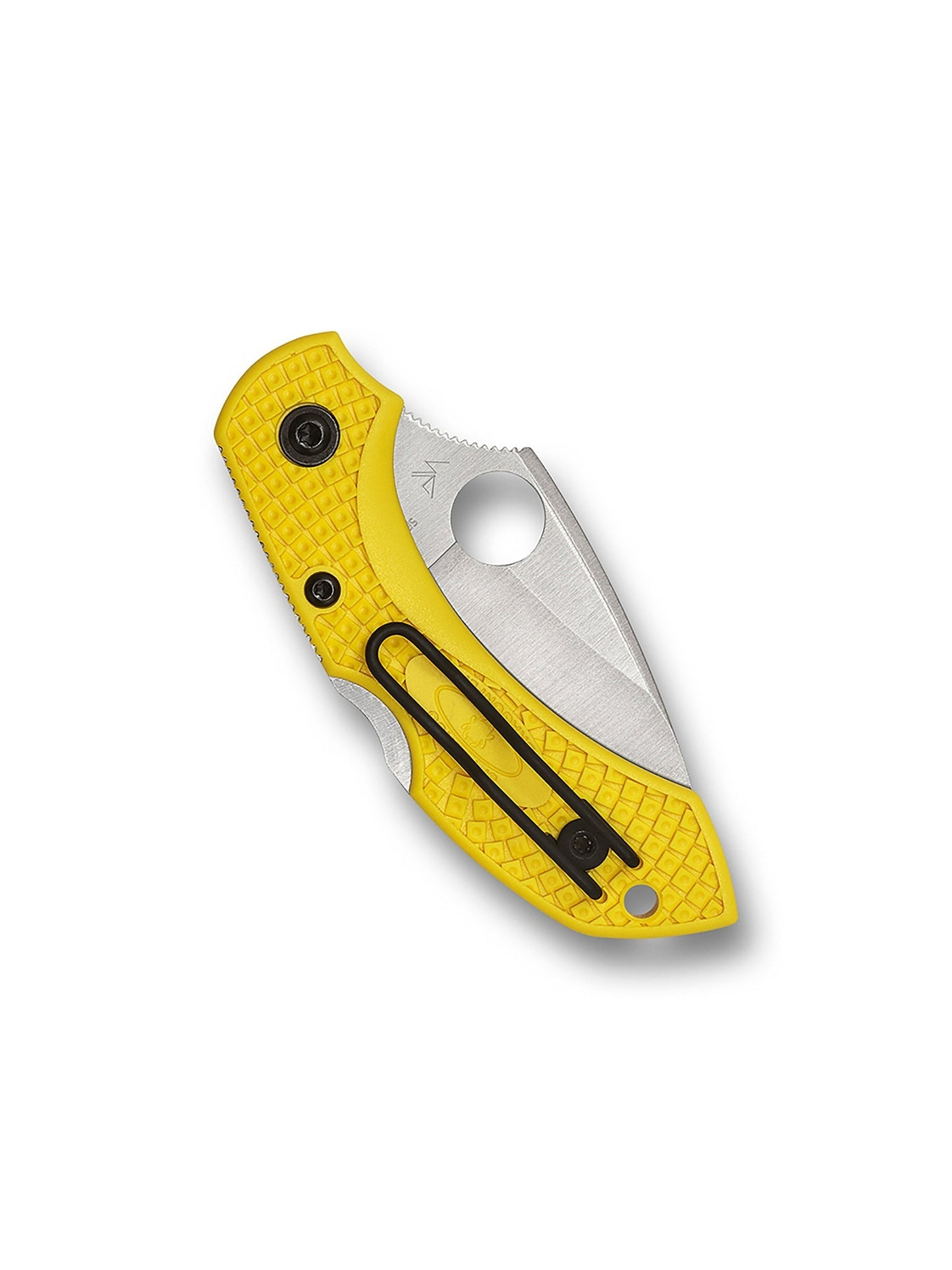 SPYDERCO DRAGONFLY 2 SALT YELLOW LIGHTWEIGHT PLAINEDGE