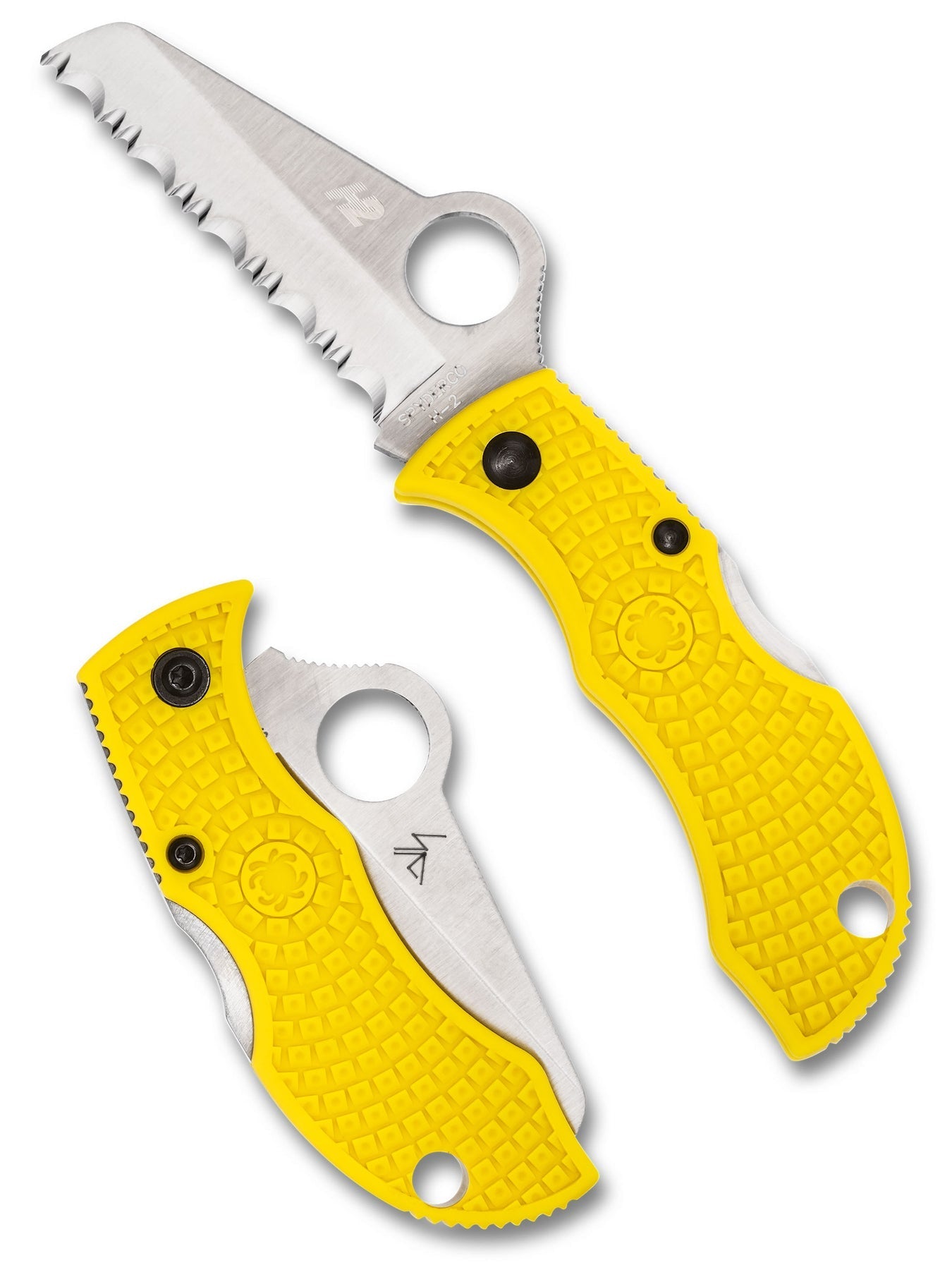 SPYDERCO MANBUG SALT YELLOW LIGHTWEIGHT SPYDEREDGE