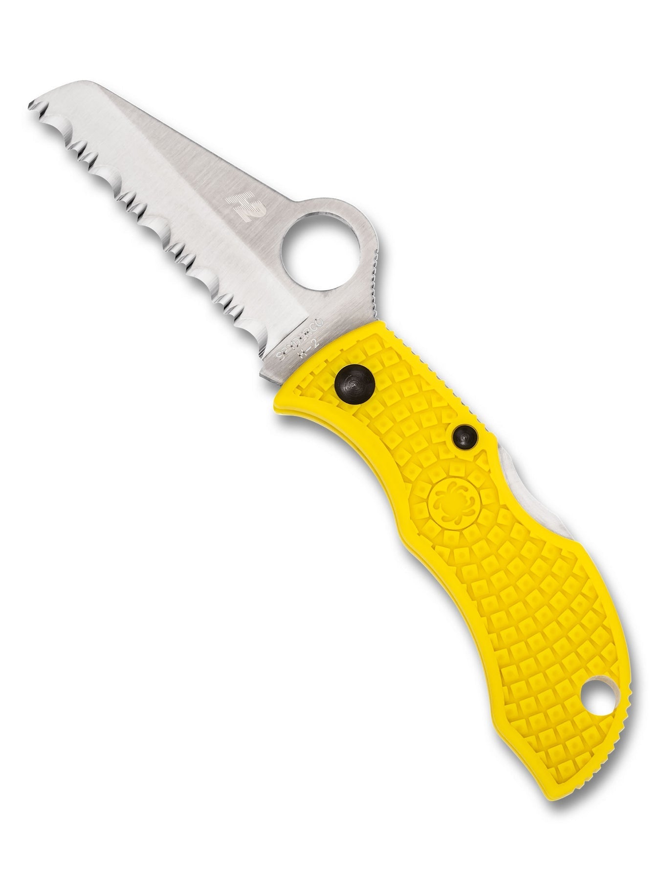 SPYDERCO MANBUG SALT YELLOW LIGHTWEIGHT SPYDEREDGE
