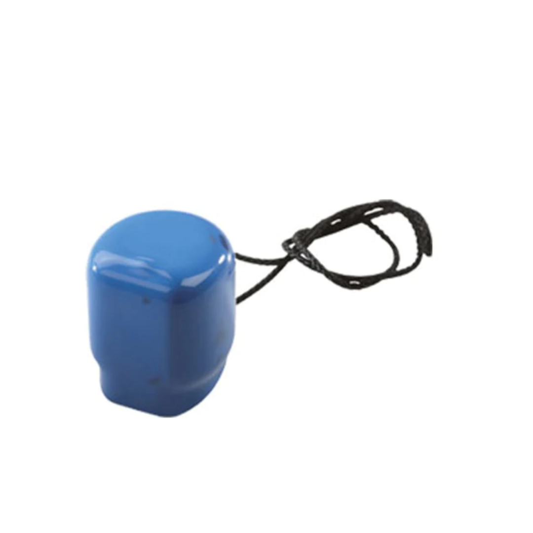 TRIDENT CUPPED VINYL VALVE CAP - BLUE