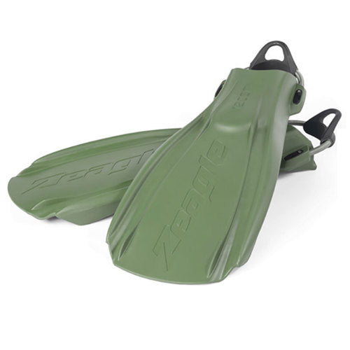 ZEAGLE FINS RECON OLIVE GREEN LARGE