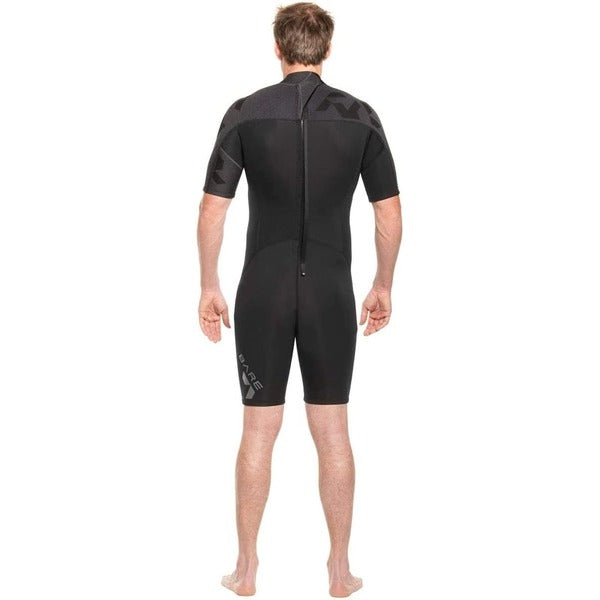BARE SHORTY SUIT 2MM REVEL SHORTY MENS GREY - M
