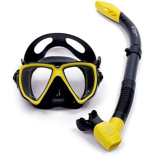 DYNAMIC NORD SNORKELING SET MS-21 BLACK/YELLOW