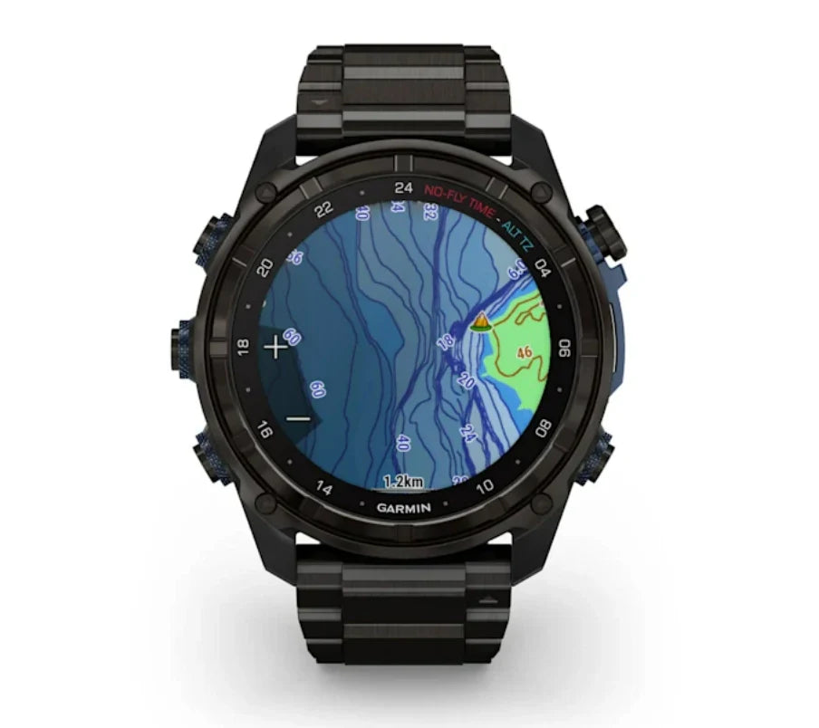 GARMIN DESCENT MK3I - 51 MM CARBON GREY DLC TITANIUM WITH BLACK