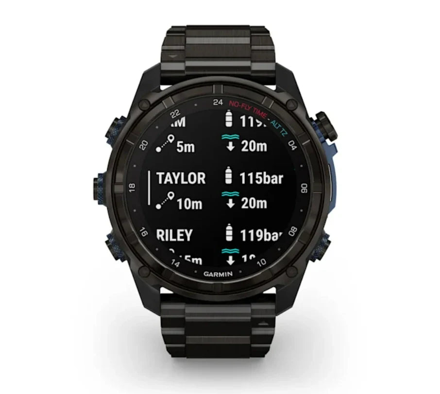 GARMIN DESCENT MK3I - 51 MM CARBON GREY DLC TITANIUM WITH BLACK
