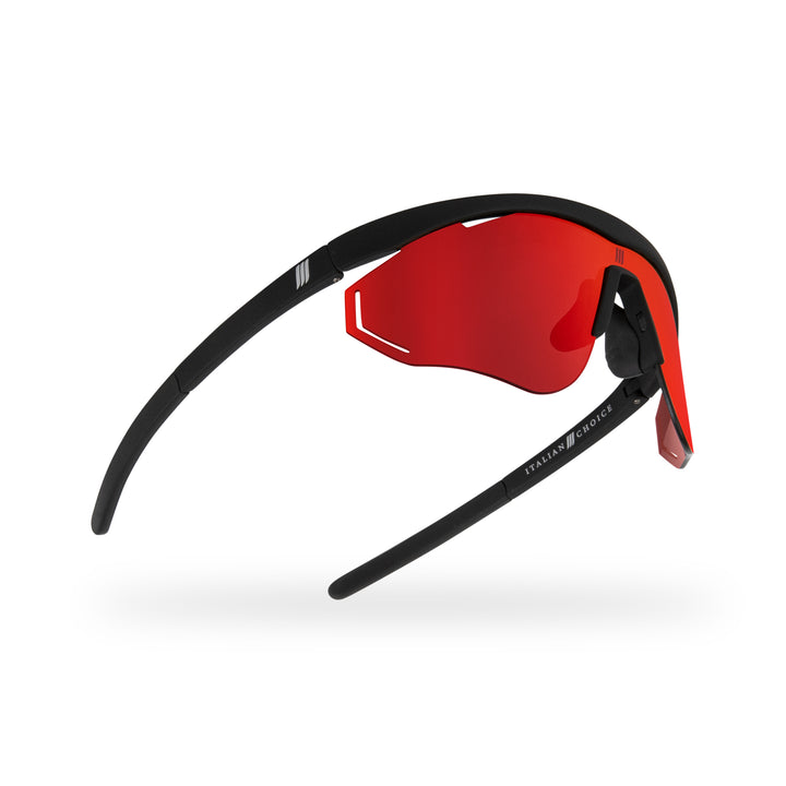 ITALIAN CHOICE SUNGLASS IC ROSSA BLACK 6.0